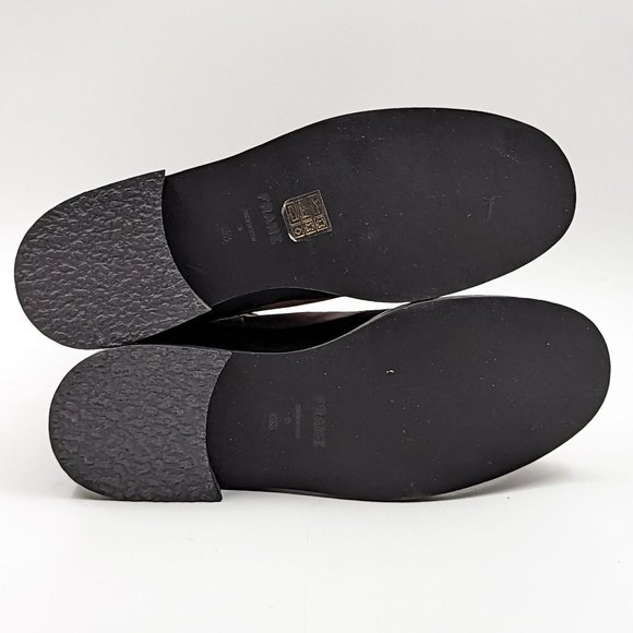 Frame Paris Women Le Holland Leather Rubber Brown Chelsea Boots 8US EUR 38.5 - Picture 3 of 12